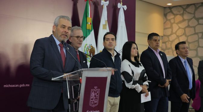 Anuncia Bedolla programa de modernización y teleférico para Uruapan