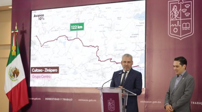 Avanza programa de infraestructura pública para Michoacán, con 26 mil mdp: Bedolla