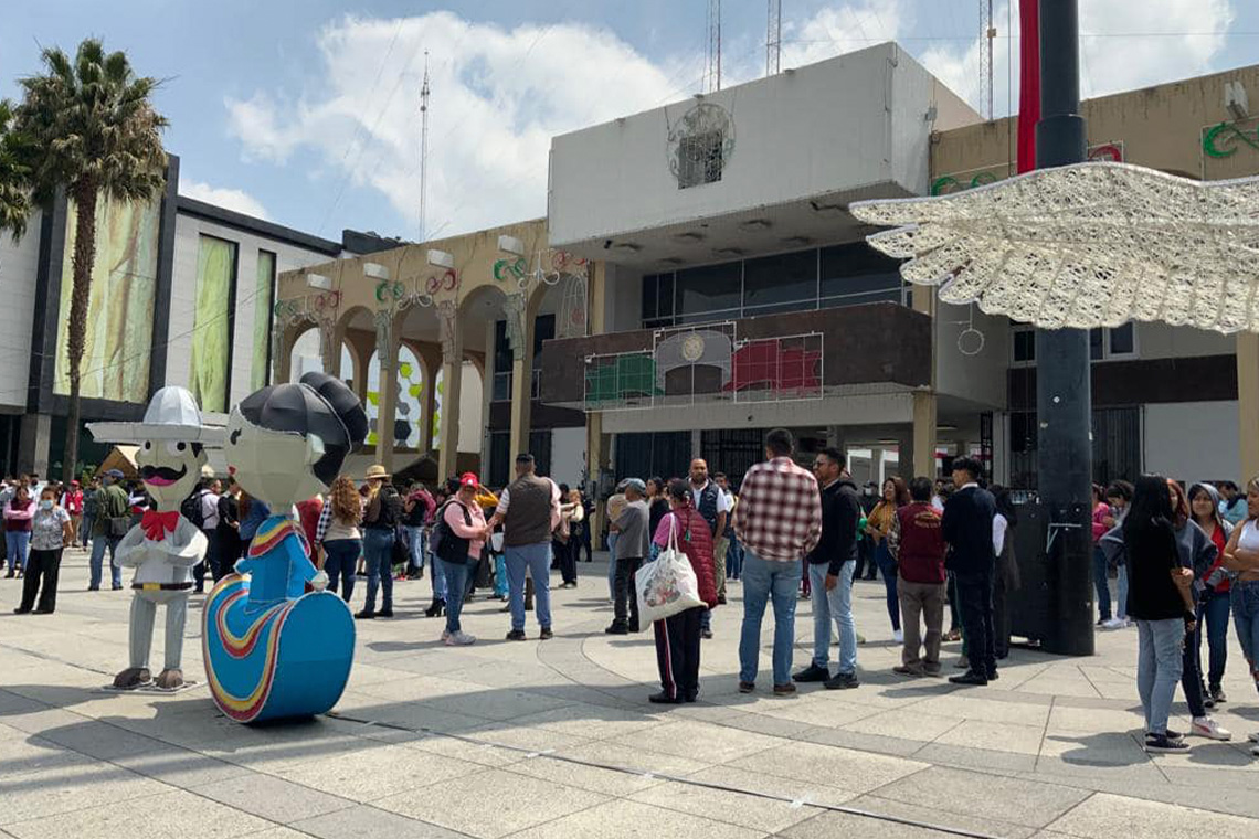 Boletín 213.- Gobierno de Chalco lleva a cabo con éxito el Segundo Simulacro Nacional 2023