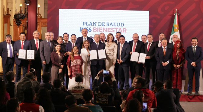 Firma Bedolla Acuerdo de Federalización del Sistema de Salud IMSS Bienestar