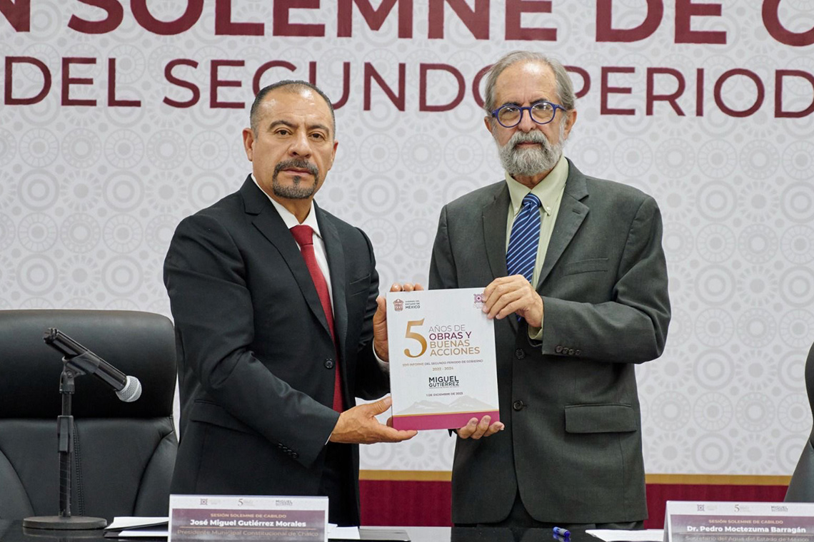 Boletín 243.- Miguel Gutiérrez rinde su Quinto Informe de Gobierno