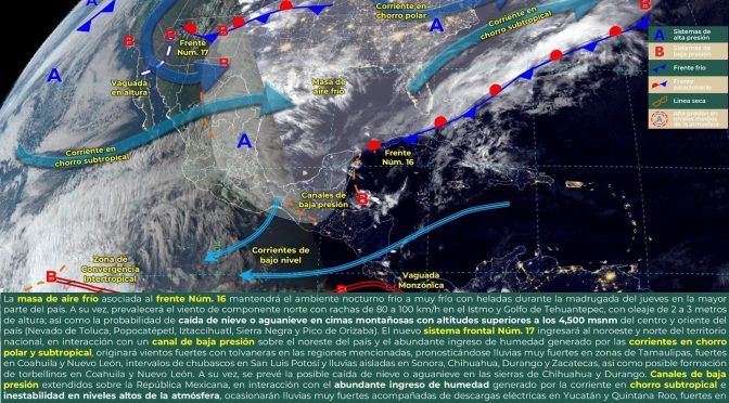 Continuarán heladas este jueves en Michoacán: PC